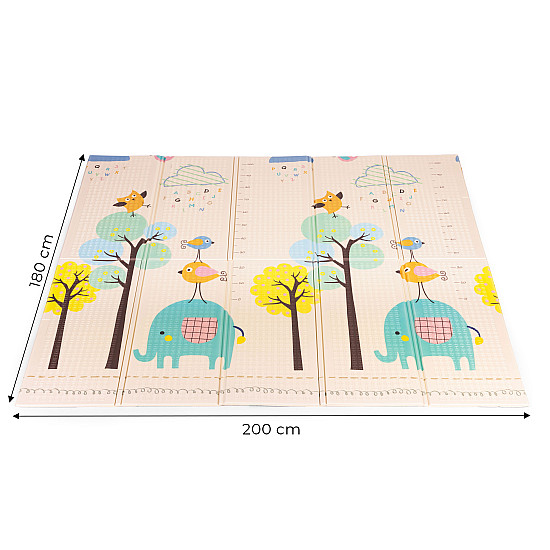 Putoplasta rotaļu paklājs 200 x 180 cm