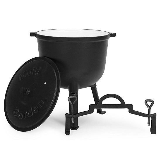 10 l talpos emaliuotas ketaus katilas MultiGarden