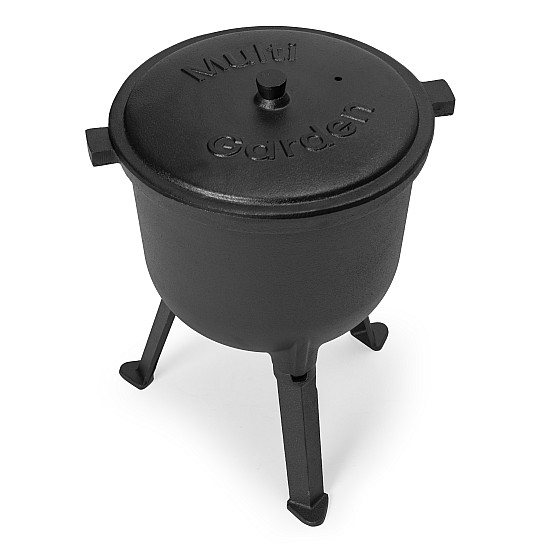 Emalizuotas ketaus katilas (8 l) su stovu MultiGarden