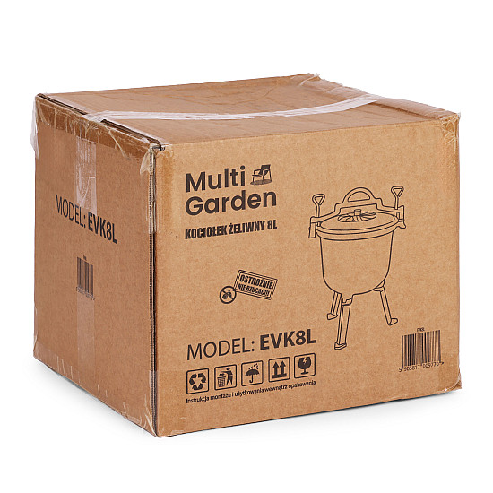 Emalizuotas ketaus katilas (8 l) su stovu MultiGarden