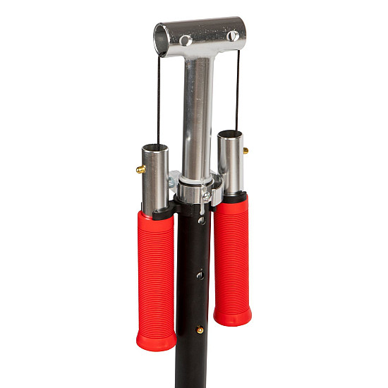 Sulankstomas raudonas miesto paspirtukas 85,5–95,5 cm