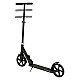 Sulankstomas juodas miesto paspirtukas 95–105 cm