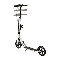 Sulankstomas baltas miesto paspirtukas 95–105 cm