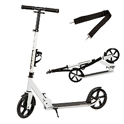 Sulankstomas baltas miesto paspirtukas 91–101 cm