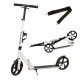 Sulankstomas baltas miesto paspirtukas 91–101 cm