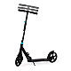 Sulankstomas juodas miesto paspirtukas 95–105 cm