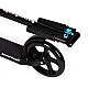 Sulankstomas juodas miesto paspirtukas 95–105 cm