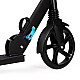 Sulankstomas juodas miesto paspirtukas 95–105 cm