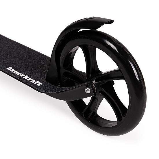 Sulankstomas juodas miesto paspirtukas 95–105 cm