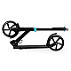 Sulankstomas juodas miesto paspirtukas 95–105 cm