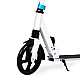 Sulankstomas baltas miesto paspirtukas 95–105 cm