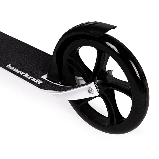 Sulankstomas baltas miesto paspirtukas 95–105 cm