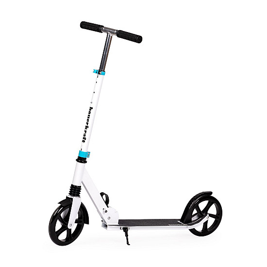 Sulankstomas baltas miesto paspirtukas 95–105 cm