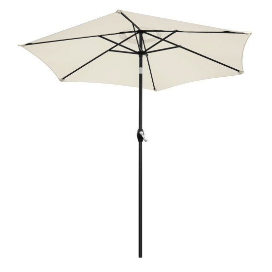Sulankstomas smėlio spalvos skėtis 210 cm