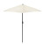 Foldable sand-colored umbrella, 210 cm