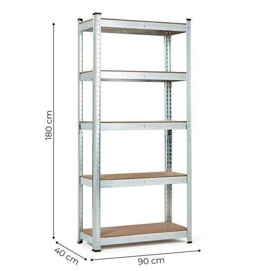 Sandėliavimo stelažas 180x90x40 cm Lentynos ModernHome