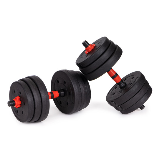 Reguliuojamų hantelių rinkinys 2 vnt. po 10 kg