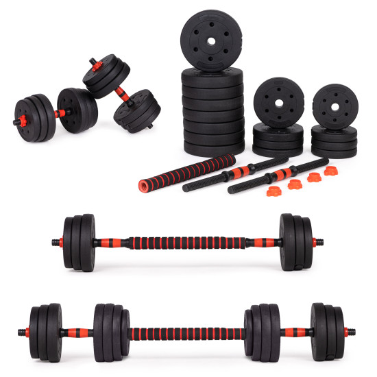Reguliuojami hantelių rinkinis 2 vnt. po 15 kg