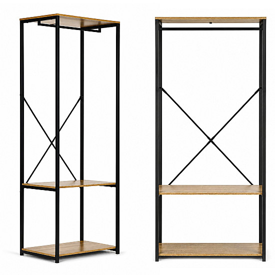 Pastatoma pakaba su lentynomis drabužiams ir batams ModernHome