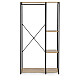 Pastatoma pakaba su lentynomis rusvos spalvos ModernHome