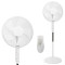 45 W standing fan – 3 speed settings, 5 blades, timer, remote control