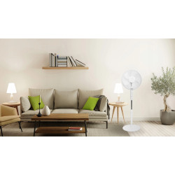 Lattiapuhallin 45 W – 3 nopeusasetusta, 5 siipiä, ajastin, kaukosäädin