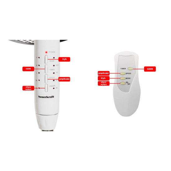 Ventiliatorius 45 W su nuotolinio valdymo pultu Elektronika ir buitiniai prietaisai LONGWELL INDUSTRIAL LTD