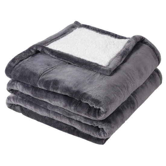 Dvipusė elektrinė antklodė 160x180 cm su šildomu kilimėliu Elektronika ir buitiniai prietaisai Bauerkraft