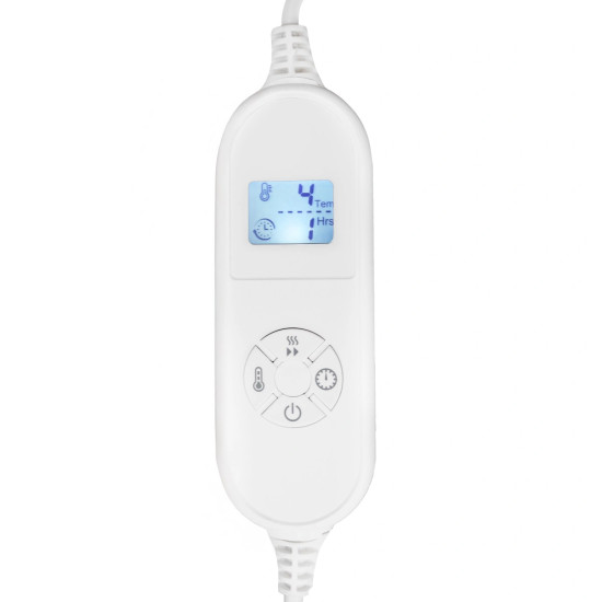 Dvipusė elektrinė antklodė 160x180 cm su šildomu kilimėliu Elektronika ir buitiniai prietaisai Bauerkraft