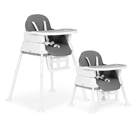 Sulankstoma pilka kūdikių kėdutė 3-in-1 ECOTOYS