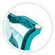 Foldable Travel Baby Bathtub with Drain, Blue