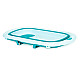 Foldable Travel Baby Bathtub with Drain, Blue