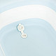 Foldable Travel Baby Bathtub with Drain Hole, Gray
