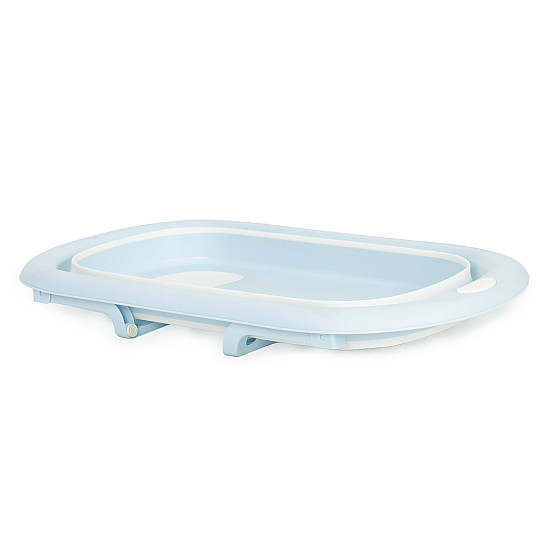 Foldable Travel Baby Bathtub with Drain Hole, Gray