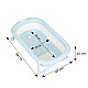 Foldable Travel Baby Bathtub with Drain Hole, Gray