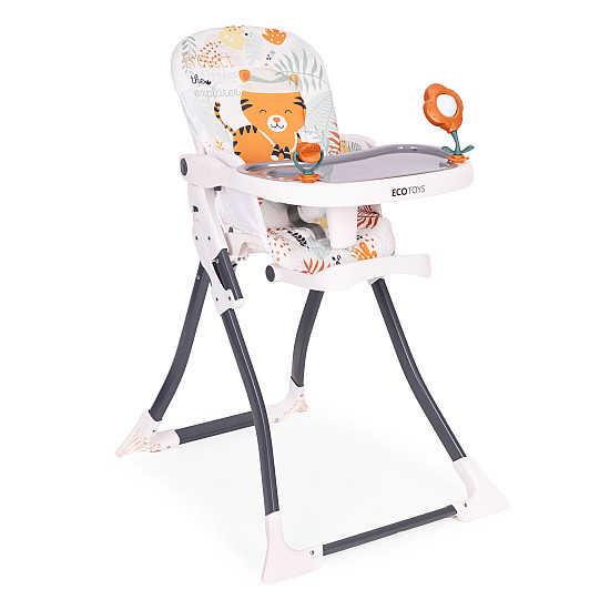 ECOTOYS kokkupandav lastetool koos mänguasjadega