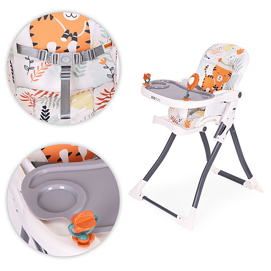 ECOTOYS kokkupandav lastetool koos mänguasjadega