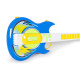 Mėlyna elektrinė gitara ir mikrofono rinkinys su stovu vaikams Muzikos instrumentai MULTISTORE