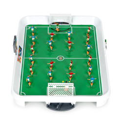 Mini futbolo stalas su spyruokliniais žaidėjais