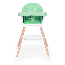 Vaikų maitinimo kėdutė 2-in-1 žalia ECOTOYS