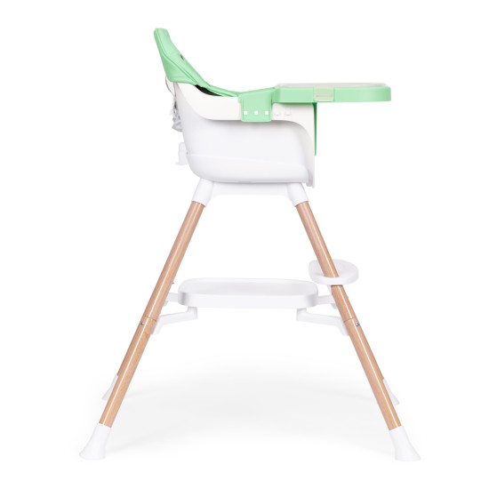 Vaikų maitinimo kėdutė 2-in-1 žalia ECOTOYS