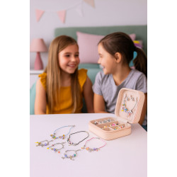 Apyrankių gamybos rinkinys su biužiterijos dėžute ir maišeliu