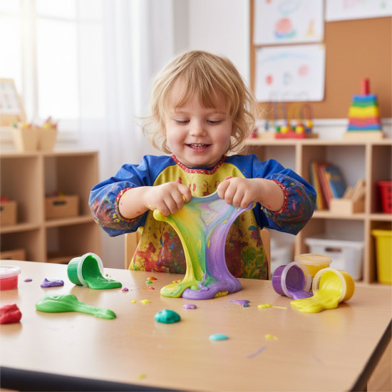 Slime rinkinys vaikams, 113 dalių Lavinamieji MULTISTORE