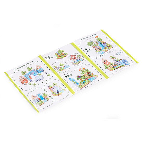 Zestaw magnetycznych klocków dla dzieci, 142 szt.