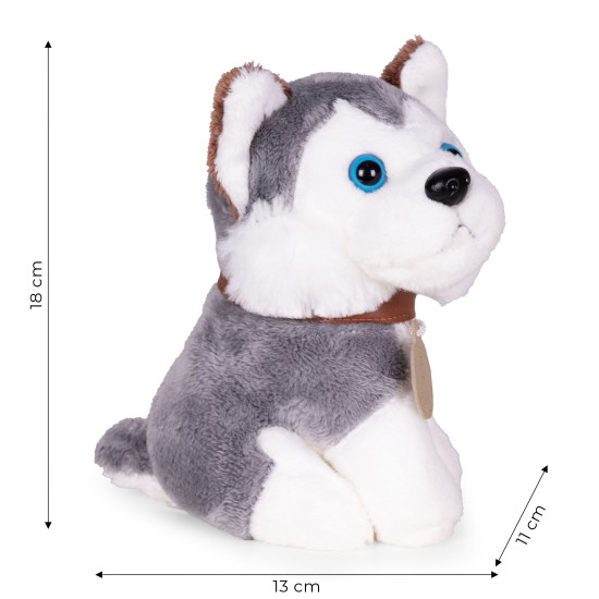 Pliušinis huskio šuniukas maišelyje Lavinamieji MULTISTORE