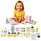30-piece set of furniture and accessories for wooden dollhouses