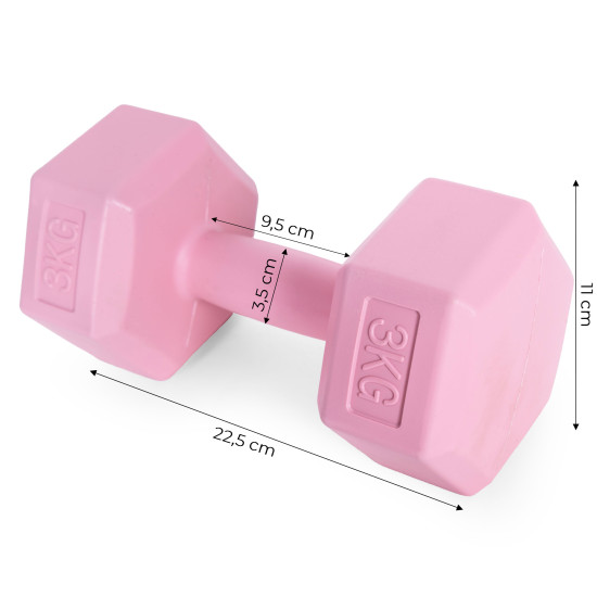 Hantelių rinkinys 2 vnt po 3 kg