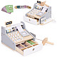 Medinis kasos aparatas vaikams su kortelių skaitytuvu