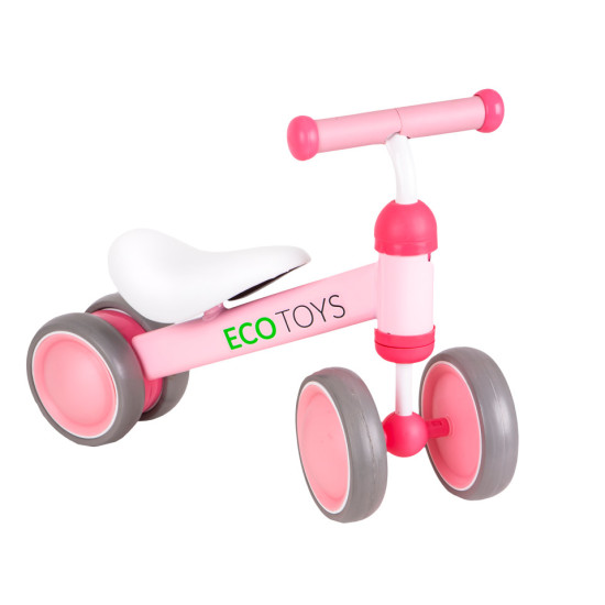 Rožinis mini balansinis dviratis Dviračiai ECOTOYS