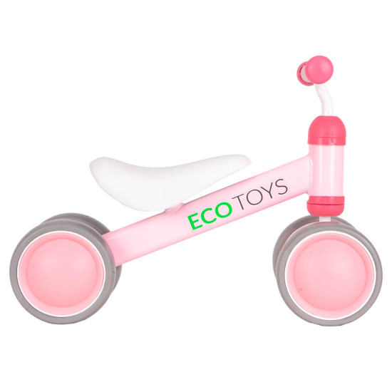 Rožinis mini balansinis dviratis Dviračiai ECOTOYS